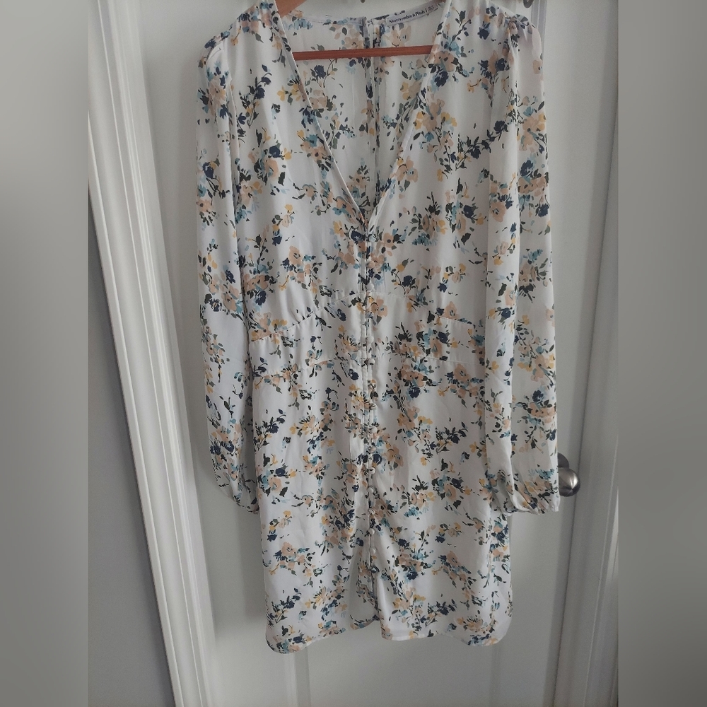 Abercrombie & Fitch long sleeve corset mini